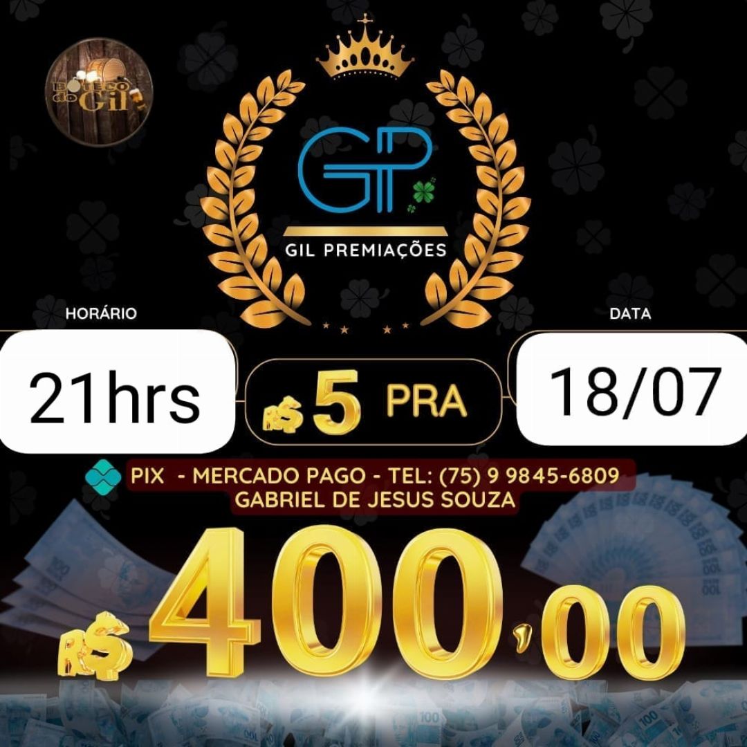 RIFA 5 PRA 400 21HORAS BAHIA 18/07