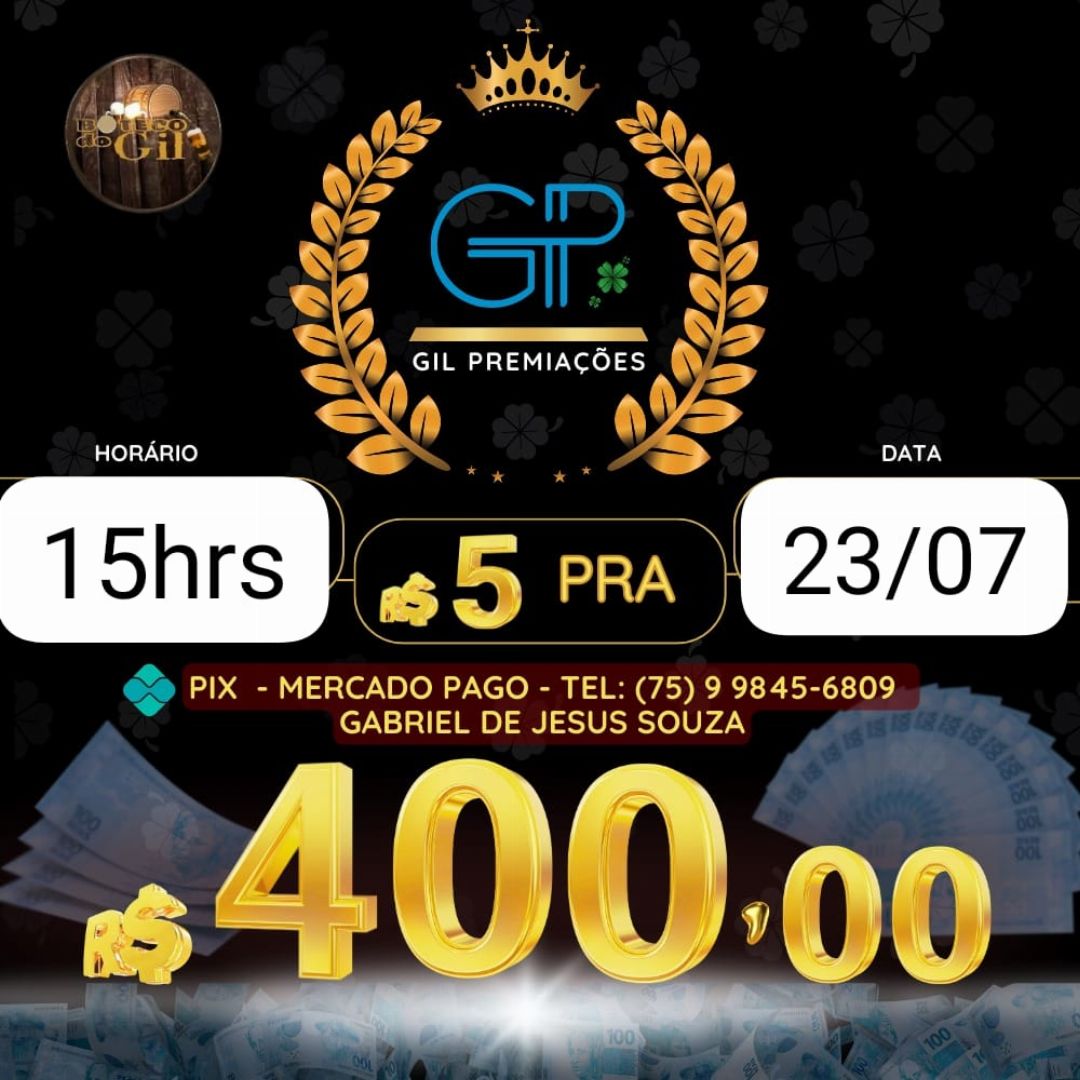 RIFA 5 PRA 400 15HORAS BAHIA 23/07