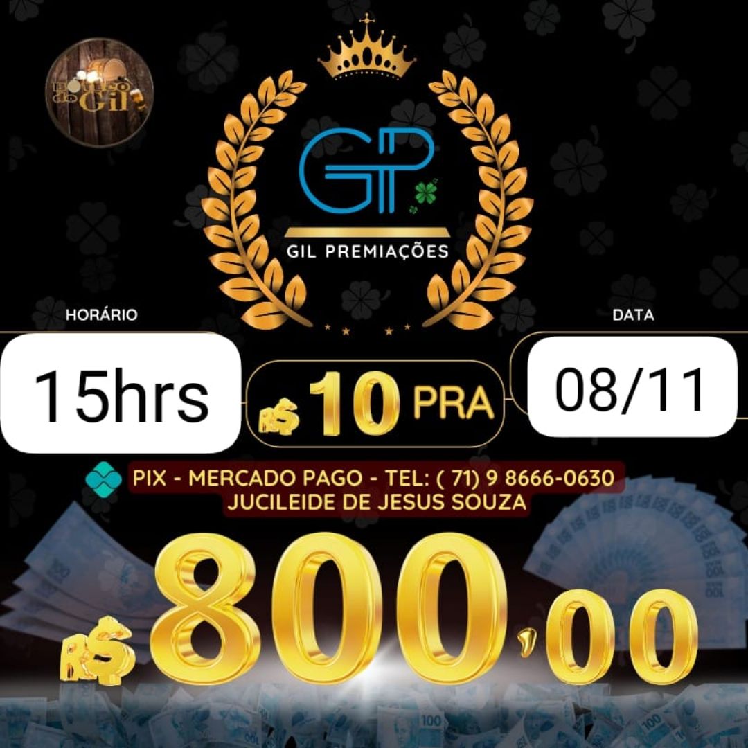 RIFA 10 PRA 800 15HORAS BAHIA 08/11