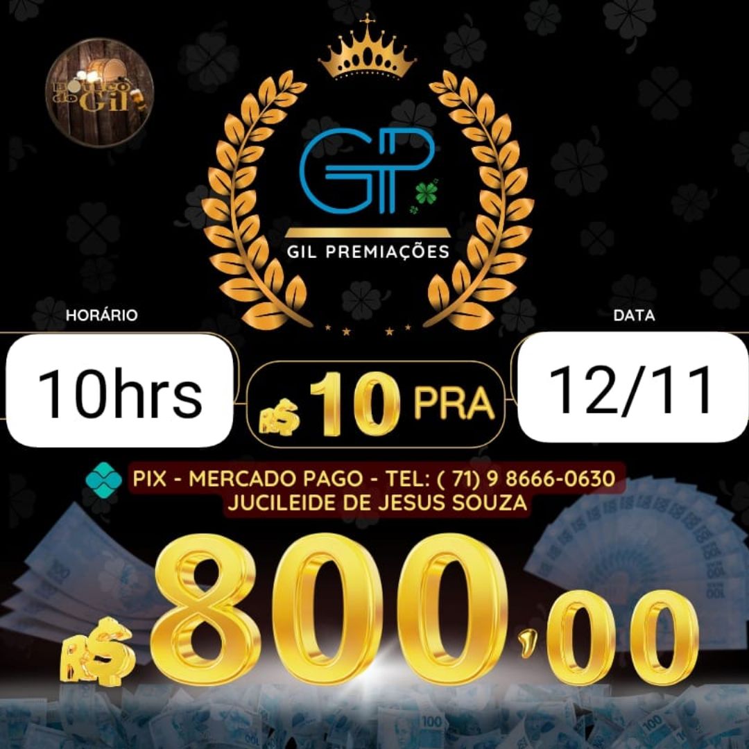 RIFA 10 PRA 800 BAHIA 10HORAS 12/11