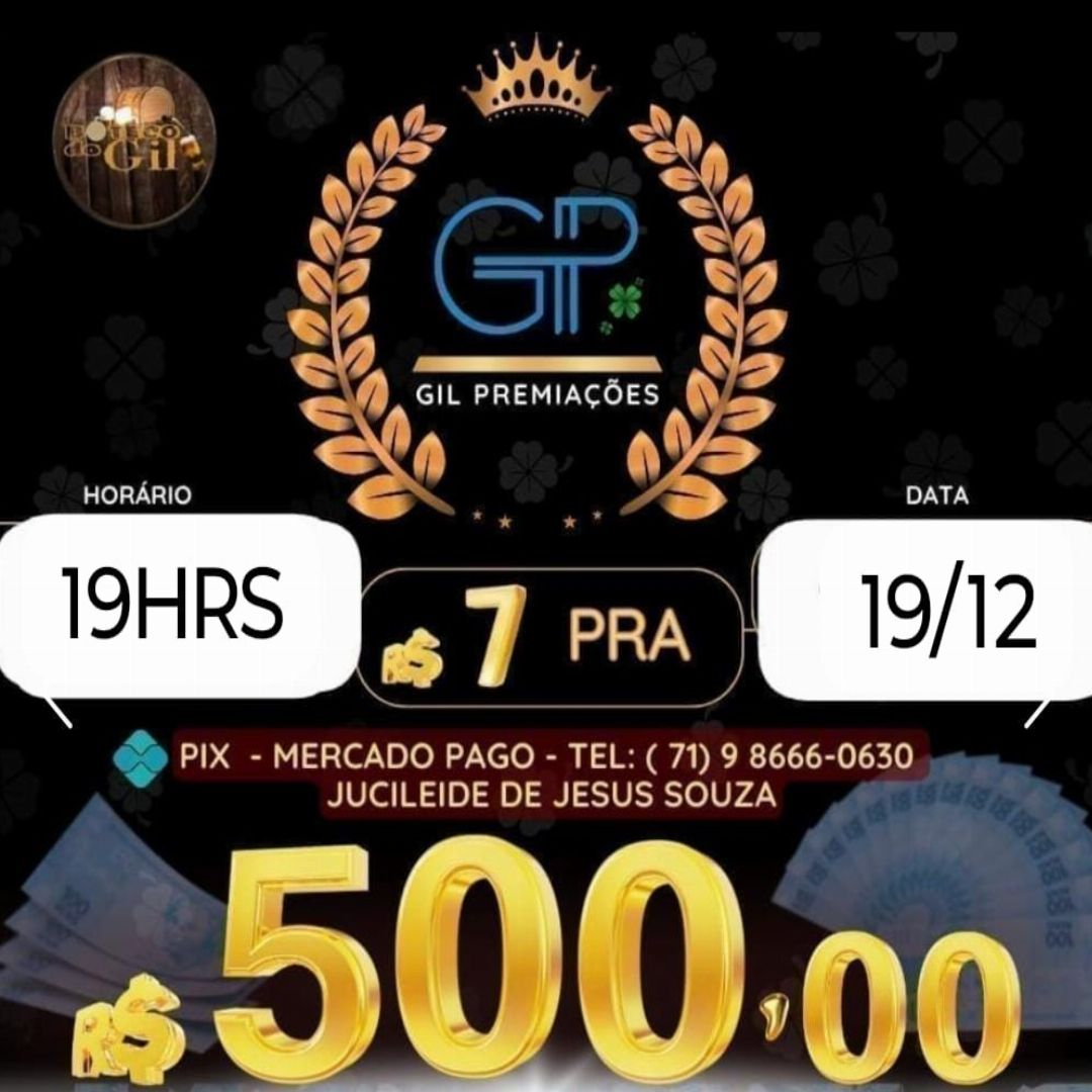 RIFA EXTRA DE 7 PRA 500 BA 19HRS 19/12