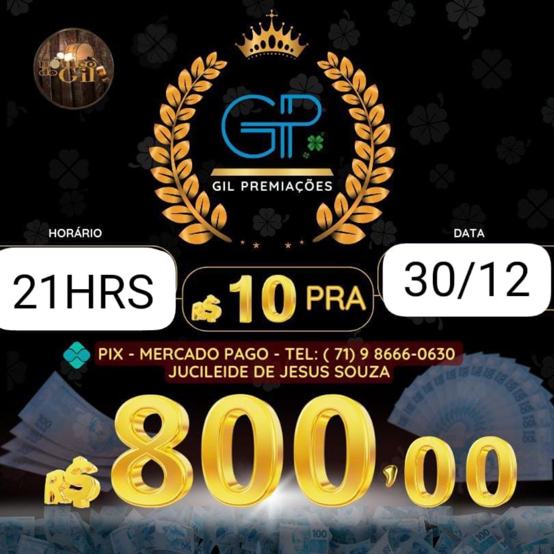 RIFA DE 10 PARA 800 BA 21HRS 30/12