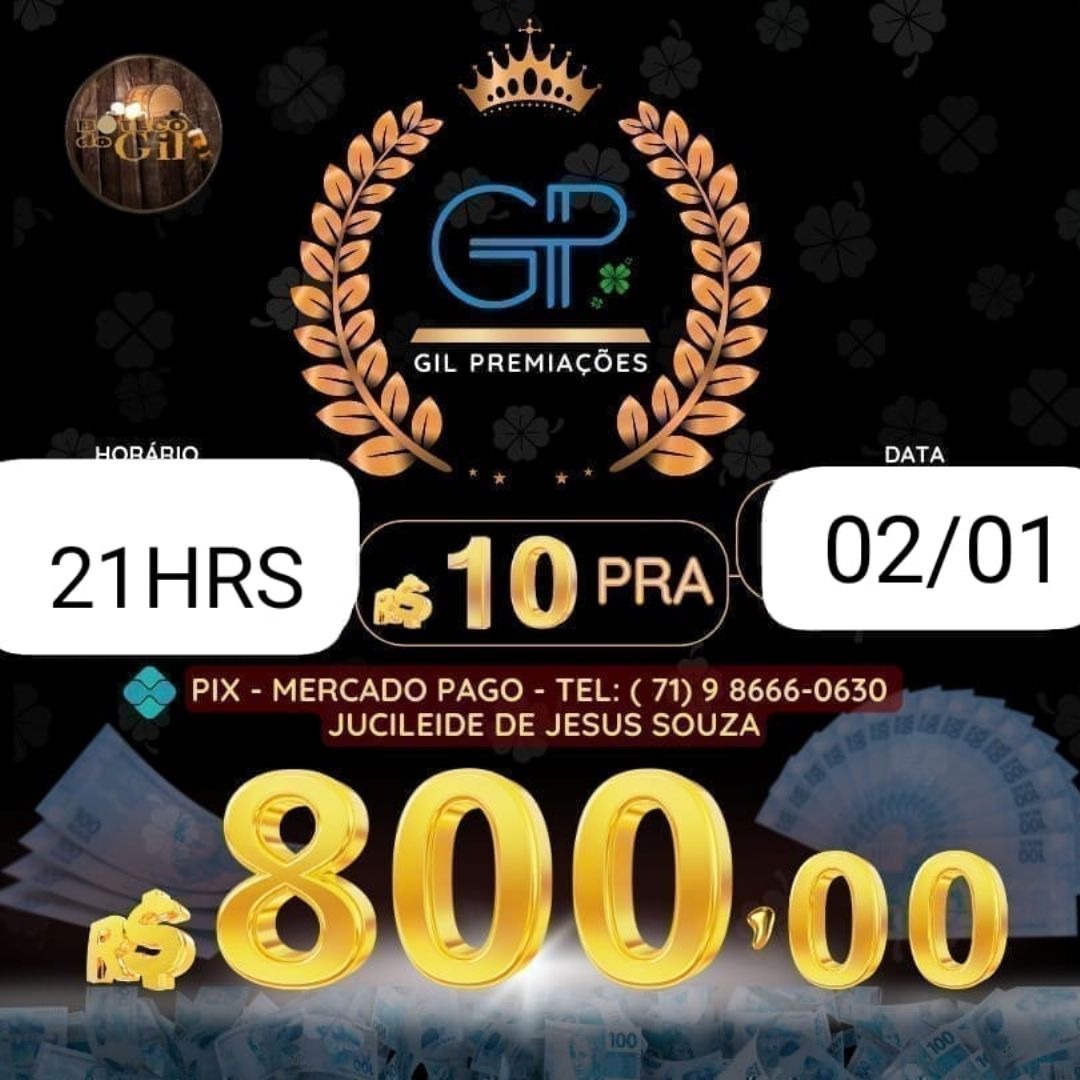 RIFA DE 10 PARA 800 21HRS 02/01
