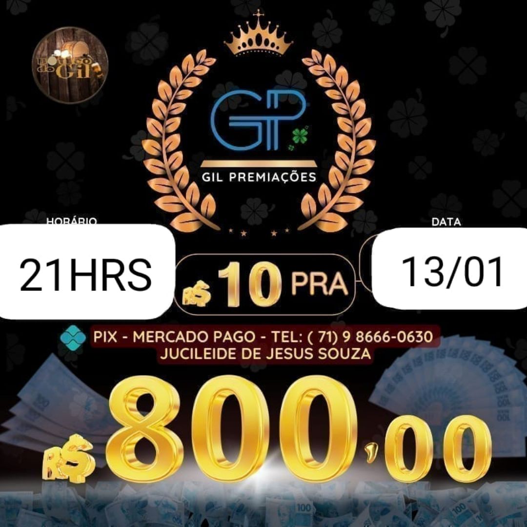 RIFA DE 10 PARA 800 BA 21HRS 13/01