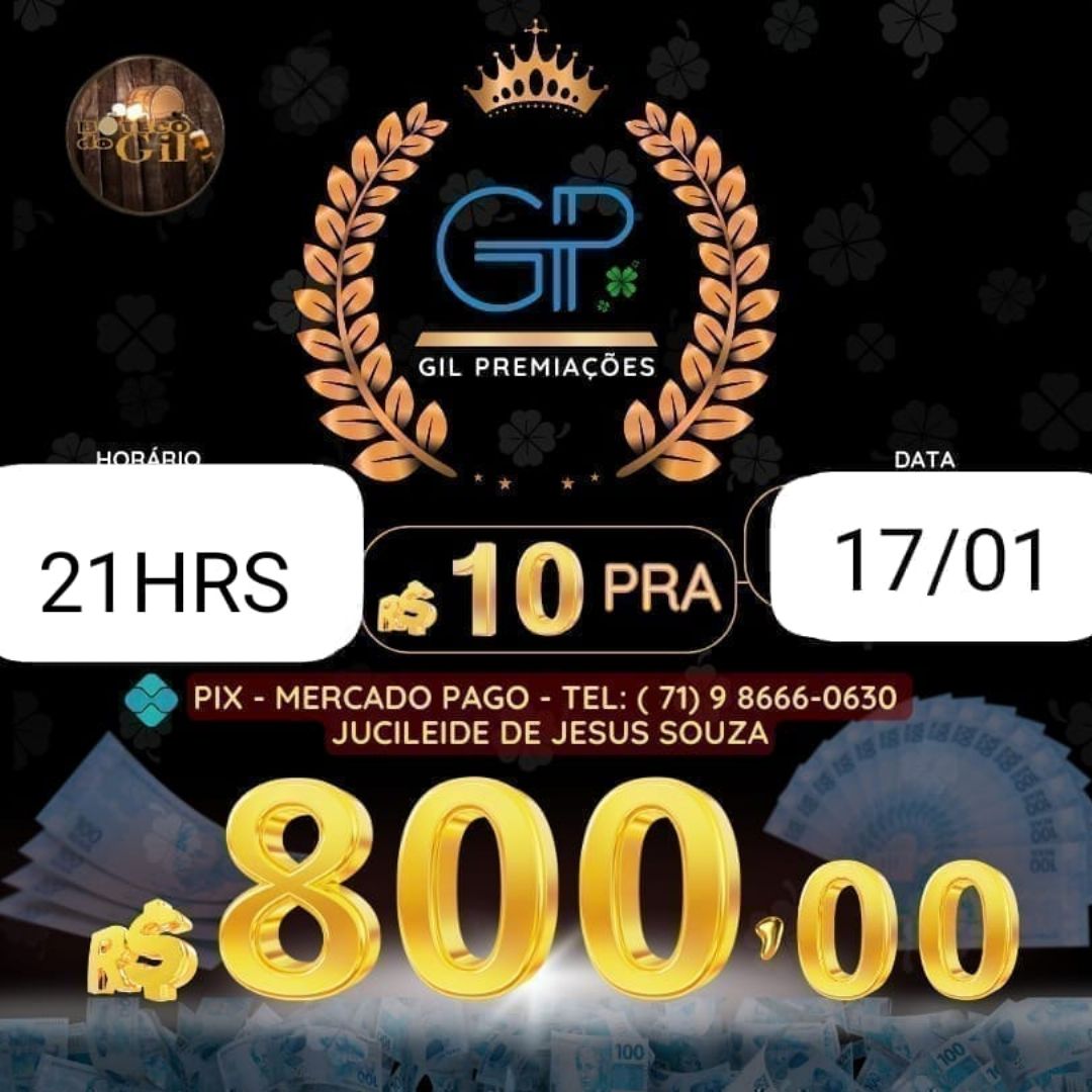RIFA DE 10 PARA 800 BA 21HRS 17/01