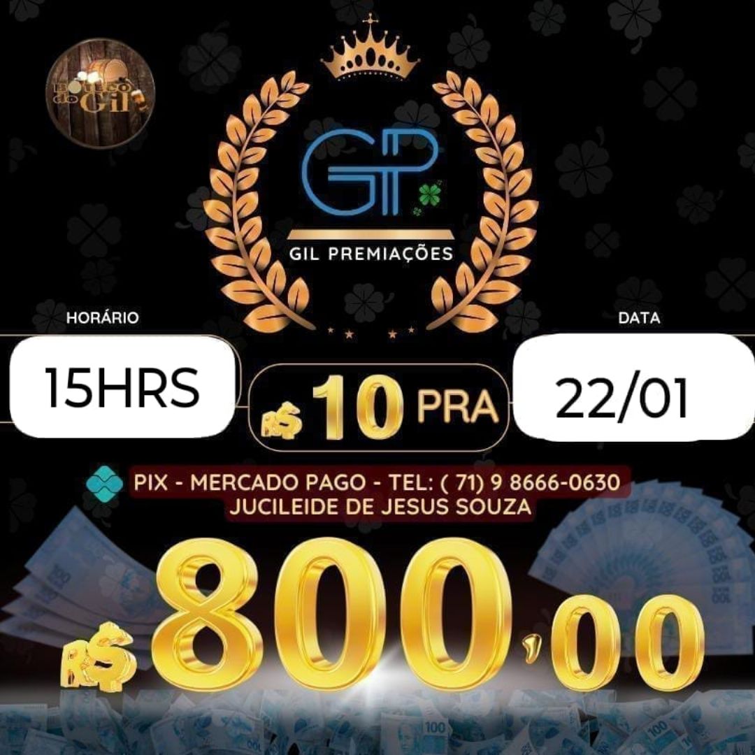 RIFA DE 10 PRA 800 BA 15HRS 22/01