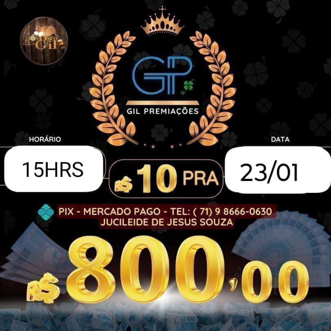 RIFA DE 10 PARA 800 BA 15HRS 23/01