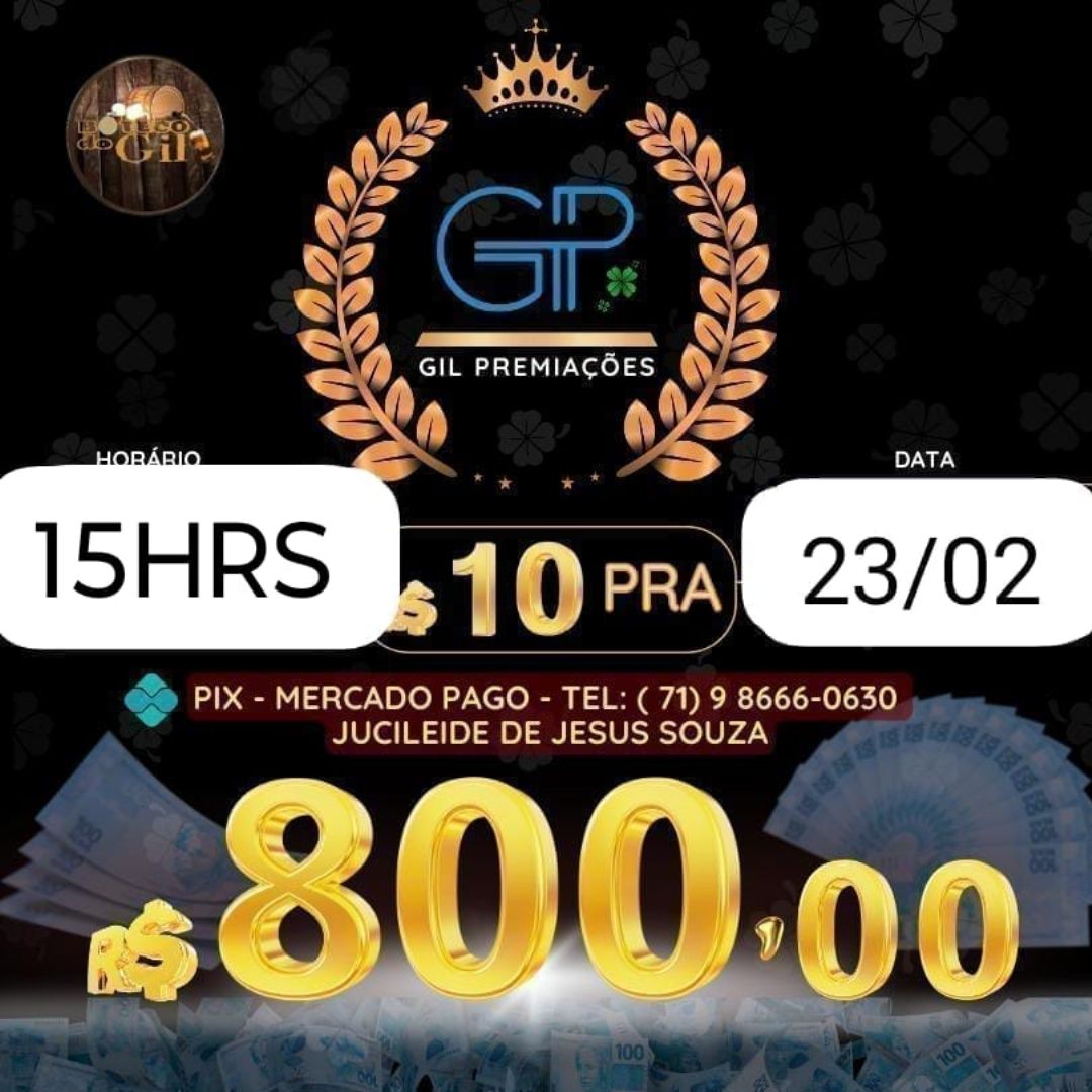 RIFA DE 10 PRA 800 BA 15HRS 23/02