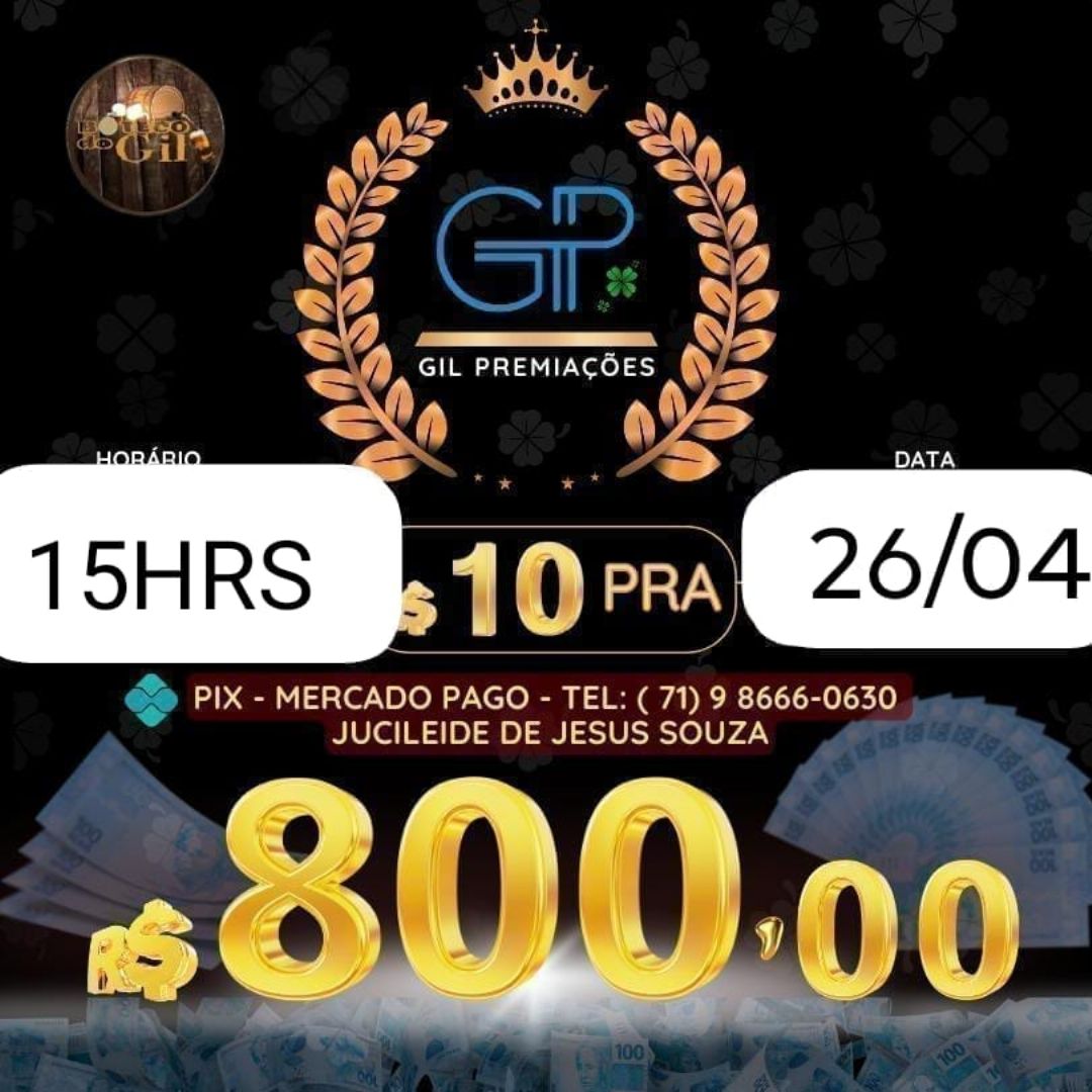 RIFA DE 10 PRA 800 BA 15HRS 26/04