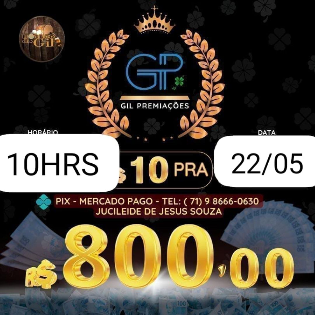 RIFA DE 10 PRA 800 BA 10HRS 22/05