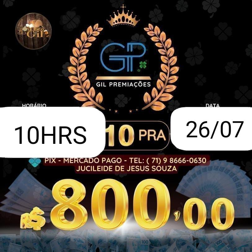 RIFA DE 10 PRA 800 BA 10HRS 26/07